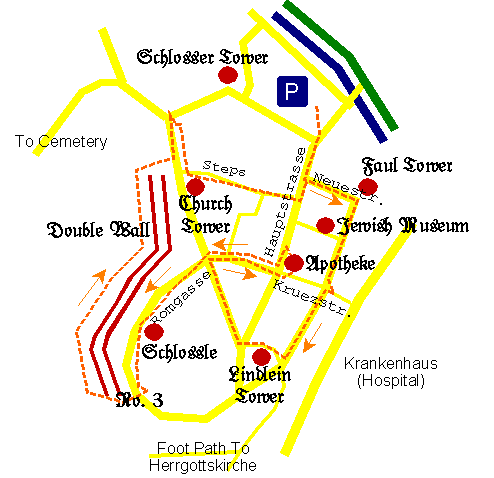 Creglingen Map